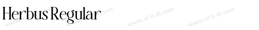 Herbus Regular字体转换 Herbus Regular字体转换
